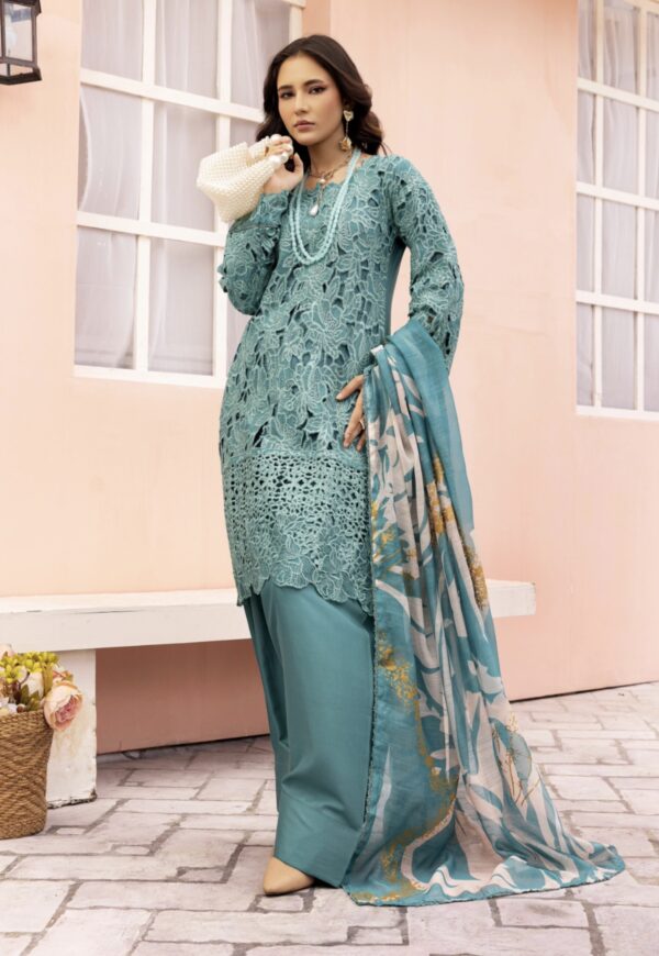 Rang Rasiya with Farshi Shalwar Blue Kids - Image 3