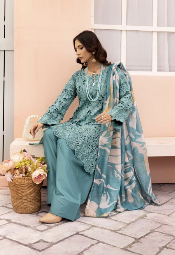 Rang Rasiya with Farshi Shalwar Blue - Image 3