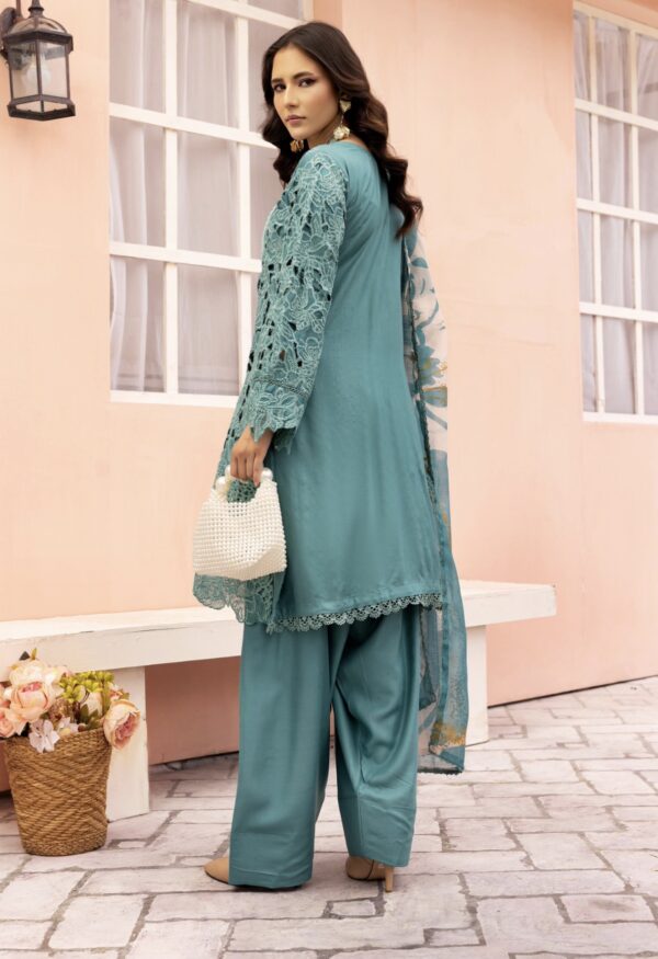 Rang Rasiya with Farshi Shalwar Blue - Image 5