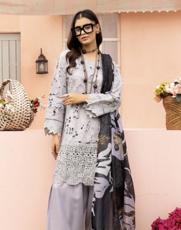 Rang Rasiya with Farshi Shalwar Grey Kids - Image 3