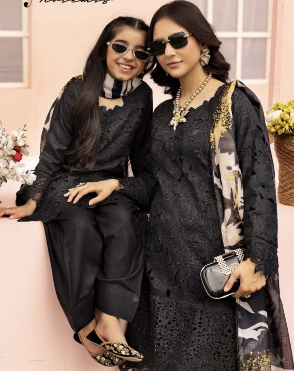 Rang Rasiya with Farshi Shalwar Black Kids - Image 2